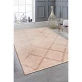 Valery Home Rodney Vl Yıkanabilir Kaydırmaz Çift Taraf Pamuk Dokuma Premium Kalite Kilim Bej 40 X 60