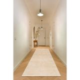 Valery Home Vl Comfort Düz Saçaklı Peluş Yolluk Bej Saçak 80 X 400