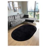 Valery Home Vl Comfort Oval Düz Saçaklı Peluş Yıkanabilir Yolluk Saçak 100 X 450
