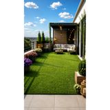Valery Home Vl Dekoratif Çim Halı Premium Kalite Suni Çim Balkon Bahçe Kaymaz Taban Çim Halı 7 Mm