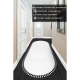 Valery Home Vl Oval Comfort Ponpon Saçaklı Peluş Yolluk Beyaz 80 X 200