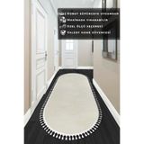 Valery Home Vl Oval Comfort Ponpon Saçaklı Peluş Yolluk Ekru 100 X 700