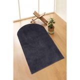 Valery Home Vl Yıkanabilir Peluş Seccade Overloklu Namazlık Antrasit 70 X 120