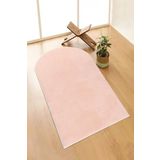 Valery Home Vl Yıkanabilir Peluş Seccade Overloklu Namazlık Pembe