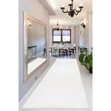 Valery Home Yıkanabilir Post Peluş Beyaz Overloklu Yolluk - 120 x 400 cm