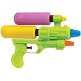 Valetto Çocuk Oyuncak Su Tabancası Çift Hazneli Kolay Kullanım Su Tüfeği 24 cm Hidrolik Basımlı - Renkli