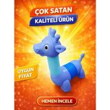Valetto Eğitici Işıklı Uzamalı Sevimli Dinazor Oyuncak Eğlenceli El Becerili L-2495 - Mor