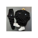 valeuras The orginals Bmw M Power Baskılı Yarım Fermuarlı Sweatshirt-Eşofman Altı Set Kombin