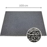 Valex Kıvırcık Paspas Gri - Kırmızı - Mavi Renk 100 cm 14 mm - 100 x 400 cm