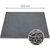 Valex Kıvırcık Paspas Gri - Kırmızı - Mavi Renk 100 cm 14 mm - 100 x 600 cm
