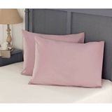 Valezium 2 Adet Gül Kurusu Fermuarlı 50x70 Cm Yastık Kılıfı Gül Kurusu