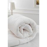 Valezium Çift Kişilik Silikonlu Microfiber Yorgan - 195 x 215 cm - Beyaz