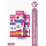 Valfast Erken Gebelik Testi,%99 Doğruluk Oranı, 4 Dakika Hızlı Sonuç, Ultra Hassas, 5 Adet