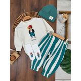 Valia Baby "hiphop Style" Erkek Bebek/çocuk 4'lü Takım - 24 - 36 Ay - Yeşil