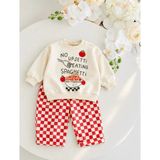 Valia Baby Spaghetti Dama Pantalonlu Premium %100 Pamuk Unisex Bebek/çocuk Takım - 9 - 12 Ay - Renkli