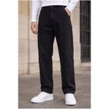 Valiberta Luchino Regular Fit %100 Pamuk Gabardin Erkek Pantolon - Siyah