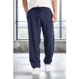Valiberta Modal Kumaş Rahat Kalıp Düz Paça Jogger Erkek Pantolon - Lacivert