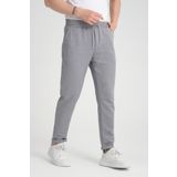 Valiberta Premium Oxford Örme Duble Paça Erkek Pantolon- Gri
