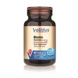 Validus Biotin 5000 mcg 60 Tablet