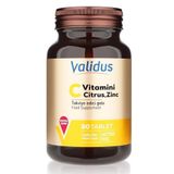 Validus C Vitamini Citrus Zinc 30 Tablet