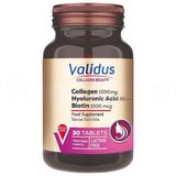 Validus Collagen 1000 mg + Resveratrol + Hyaluronic Acid 30 Tablet