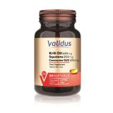 Validus Krill Oil 500 mg Squalene 250 mg 30 Kapsül