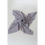 Valino 110x110 Aerobin Caz Büyük Boy Eşarp - Gümüş