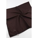 Valino 120x120 Düz Renk Pamuklu Eşarp - Acı Kahve