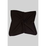Valino 140x140 Aerobin Caz Büyük Boy Eşarp - Acı Kahve