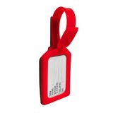 Valiz Etiketi, Valiz isimliği, 1 Adet Plastik Bavul İsimlik, Seyahat Bavul Bagaj El Çantası İsimliği, Su Geçirmez, Çanta Aksesuarı, Çanta İçin İsimlik (Kırmızı)