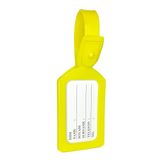 Valiz Etiketi, Valiz isimliği, 1 Adet Plastik Bavul İsimlik, Seyahat Bavul Bagaj El Çantası İsimliği, Su Geçirmez, Çanta Aksesuarı, Çanta İçin İsimlik (Sarı)