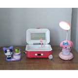 Valiz Tasarımlı Balerinli Takı Kutusu ve Kuromi My Melody Masa lamba Seti 125975s