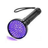 Valkyrie 100 Led 395nm Mor Işık Uv El Feneri - Ultraviyole Siyah Fener - Ev Otel Evcil Hayvan Para Siyah