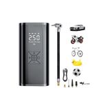 valkyrie 100W 6000mAh Şarjlı Araba Lastik Hava Pompası LED Işıklı Çok Amaçlı Bisiklet Yatak Top Pomp