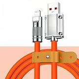 Valkyrie 120w-a 6a Ios Apple Lightning Sıvı Silikon Data Hızlı Şarj Kablosu - Bakır Döşeme - Katlanmaz Kırılmaz Dayanıklı Kablo Tu Çok Renkli