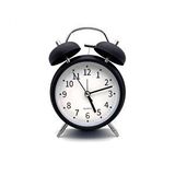 Valkyrie 16cm Büyük Boy Akar Saniyeli Alarm Çalar Saat - Nostaljik Masa Saati Siyah Çok Renkli