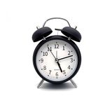 Valkyrie 16cm Büyük Boy Akar Saniyeli Alarm Çalar Saat - Nostaljik Masa Saati Siyah