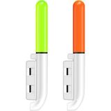 Valkyrie 2 Adet Şarjlı LED Kamış Olta Ucu Işığı Su Geçirmez USB Evrensel Uyumlu Gece Balık - Genel - Çok Renkli
