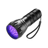 Valkyrie 21 Led 1. Kalite 395nm Güneş Işığı Ultraviyole Uv El Feneri - Blacklight - Çok Amaçlı Siyah