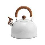 Valkyrie 3l Düdüklü Kettle Su Isıtıcı Çaydanlık Paslanmaz Çelik Yüksek Islıklı Beyaz Beyaz