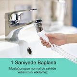 Valkyrie 4 Baslikli Askilikli Agiz Dusu Evrensel Musluk Uyumlu 3 Kademe Pil Sarj Hazne Derdi Yok