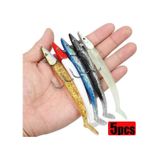 Valkyrie 5 Adet 12Cm 20Gr Silikon Jig Balık Yem Seti Çipura Levrek Katili Kutulu