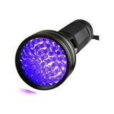Valkyrie 51 Led Mor Işık Uv El Feneri Ultraviyole Blacklight Siyah