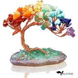 Valkyrie 7 Çakra Reiki Para Ağacı – Doğal Kristal Taş Dekor, Enerji Dengeleme, Feng Shui, Şans ve Pozitif Enerji