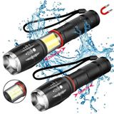 Valkyrie 8000 Lümen Cob Lambalı T6 Mıknatıslı El Feneri - 6 Mod - 500 Metre Mesafe