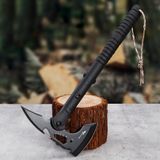 Valkyrie Çok Amaçlı Kamp Baltası – Outdoor Survival Balta – Çok Fonksiyonlu Çelik Başlık – Odun Kesme, Avcılık, Kamp