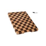 valkyrie Doğal Akasya Ahşap Kesme Tahtası 43x33 cm – Kaydırmaz Tabanlı, Profesyonel Servis & Sunum T