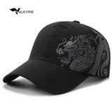 valkyrie Dragon Nefes Alabilir Spor Şapka – Ayarlanabilir Outdoor Balıkçı Kamp Günlük Unisex Şapka