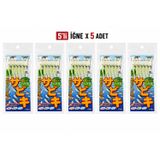 Valkyrie Fosforlu Silikon Karides Yem 5’li İğne x 5 Paket Hazır Gece Parlayan LRF Olta Yemi #18