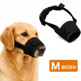 Valkyrie Köpek Ağızlığı M Beden Nefes Alabilir Fileli Ayarlanabilir Isırma Önleyici Yumuşak Siyah